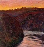 Valley of the Creuse, Sunset
